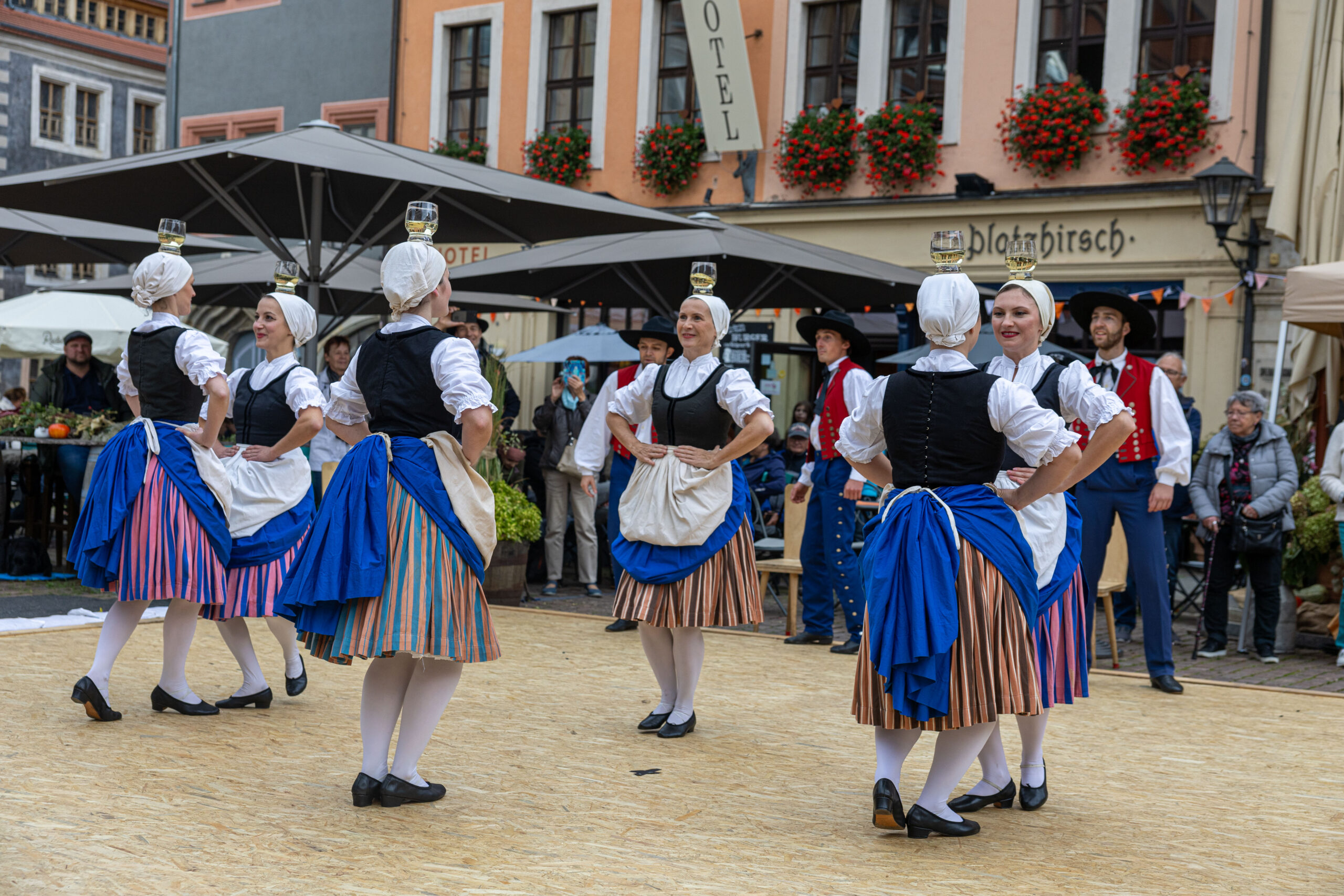 Impressionen vom Auftritt zum Ertnedankfest on Pirna 2024